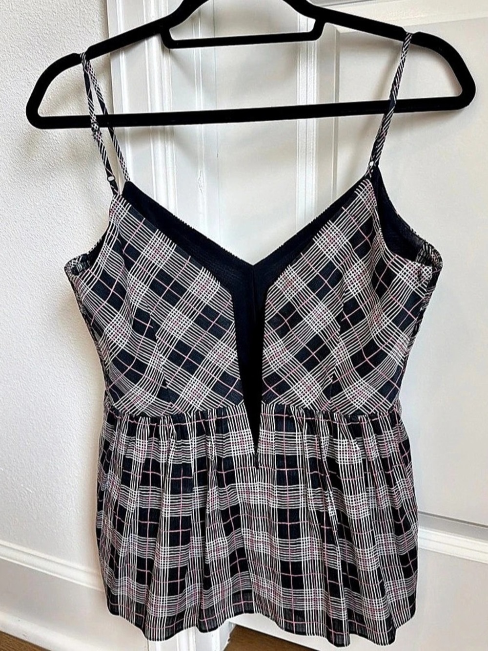 Club Monaco Sleeveless peplum / babydoll cami top Medium